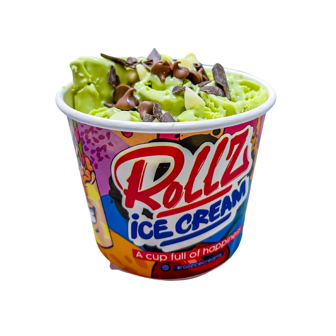 Matcha Marble rolled ice cream