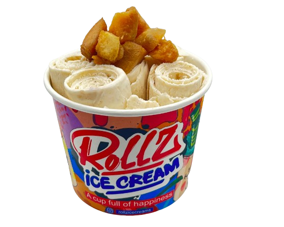 Sapodilla Chikoo rolled ice cream